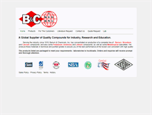Tablet Screenshot of bariumchemicals.com